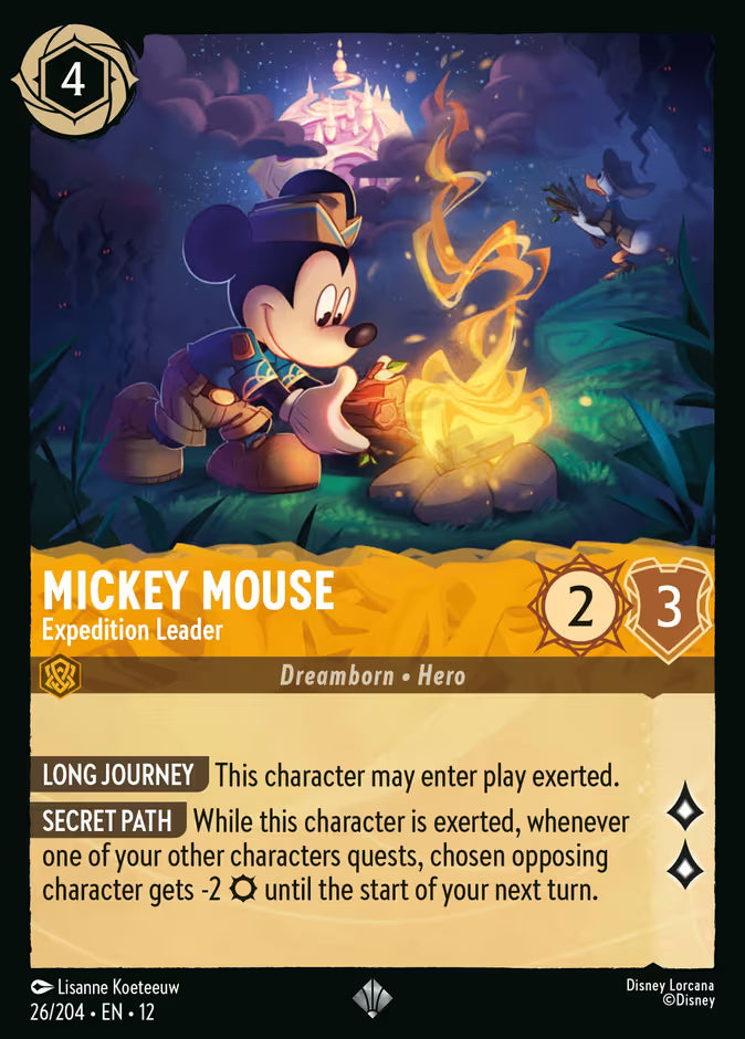 Mickey Mouse - Expedition Leader - 26/204 - Cold Foil