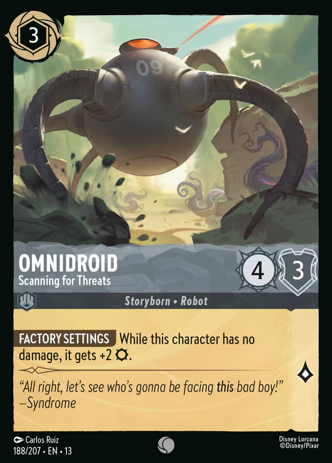 Omnidroid - Scanning for Threats - 188/207 - Cold Foil