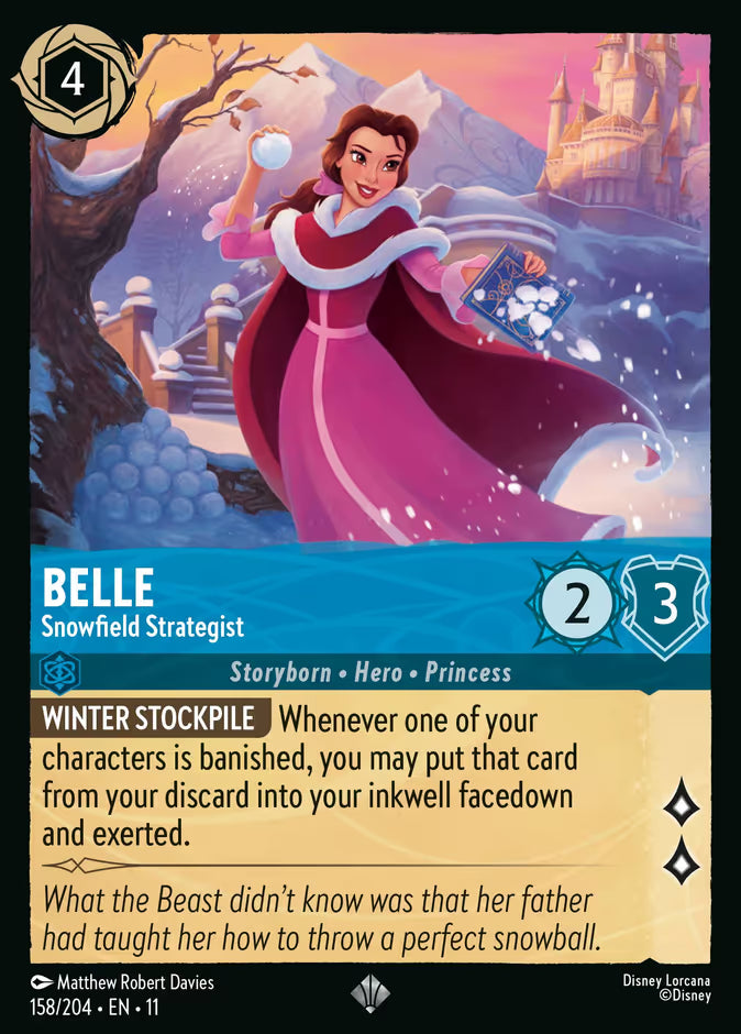 Belle - Snowfield Strategist - 158/204 - Cold Foil