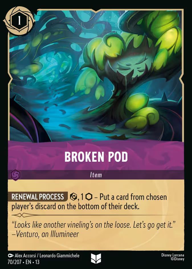 Broken Pod - 70/207 - Cold Foil