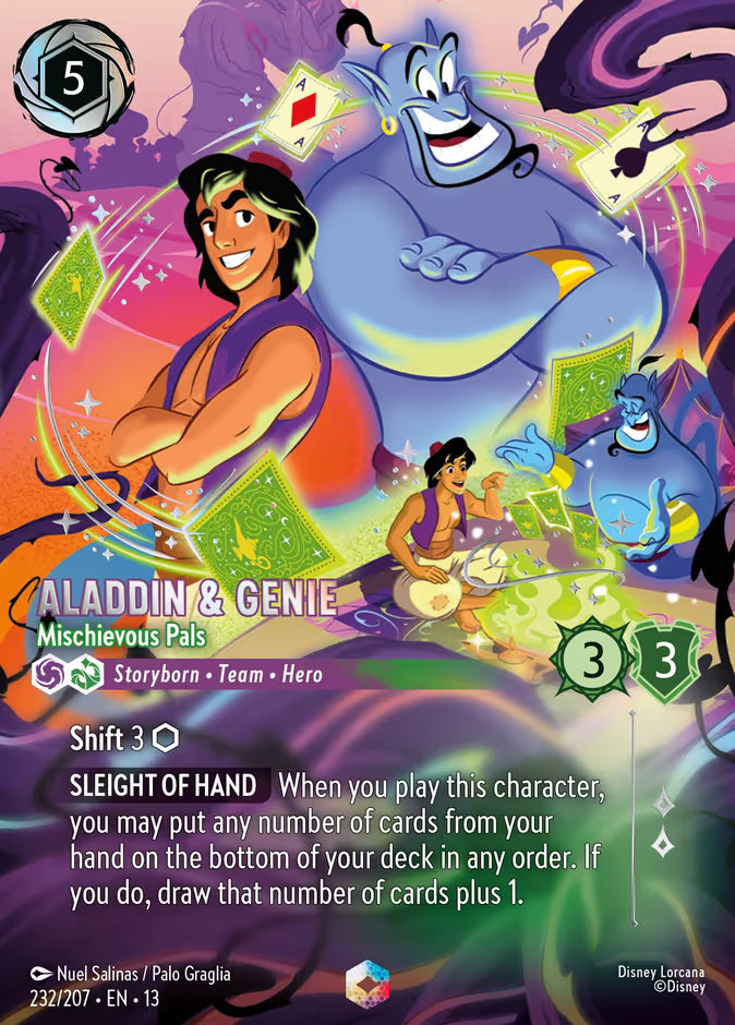 Aladdin & Genie - Mischievous Pals (Enchanted) - 232/207