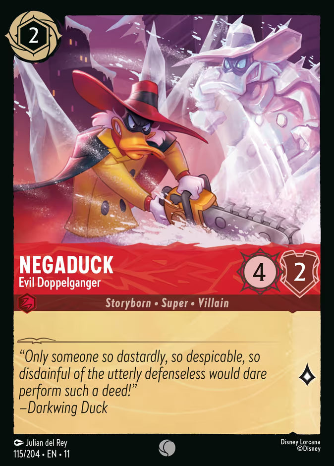 Negaduck - Evil Doppelganger - 115/204 - Cold Foil
