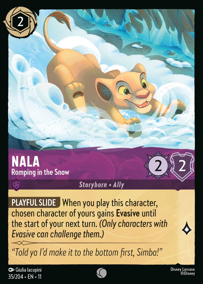 Nala - Romping in the Snow - 35/204 - Cold Foil