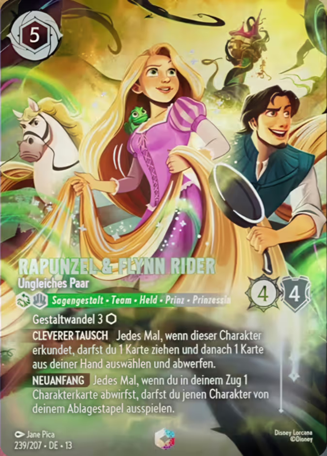 Rapunzel & Flynn Rider - Unlikely Pair (Enchanted) - 239/207