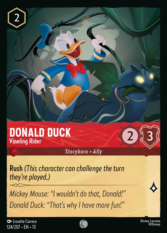 Donald Duck - Vineling Rider - 124/207