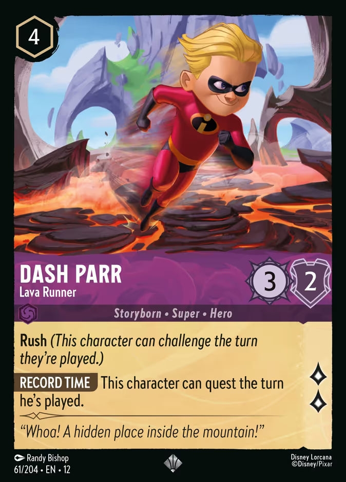 Dash Parr - Lava Runner - 61/204 - Cold Foil