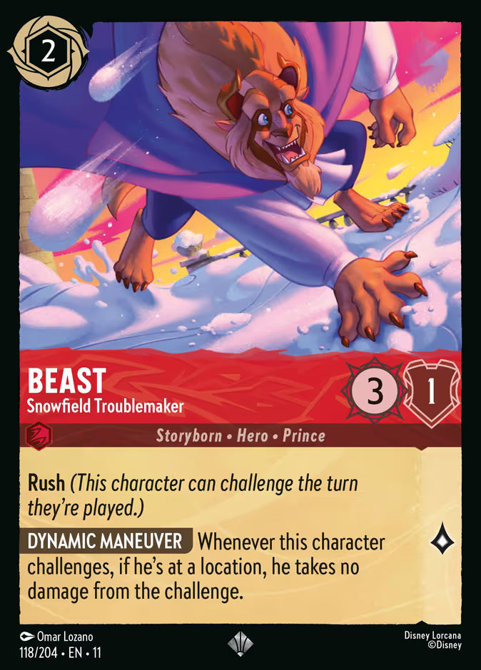 Beast - Snowfield Troublemaker - 118/204 - Cold Foil