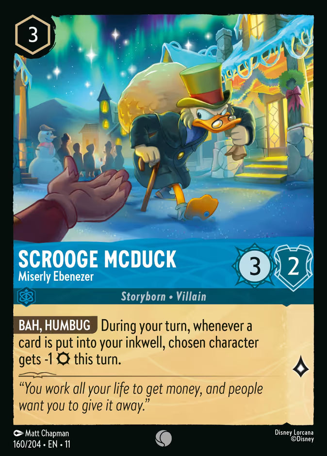 Scrooge McDuck - Miserly Ebenezer - 160/204 - Cold Foil