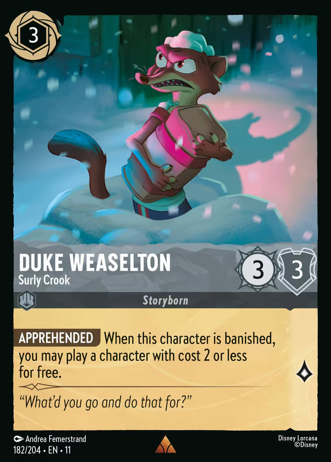 Duke Weaselton - Surly Crook - 182/204