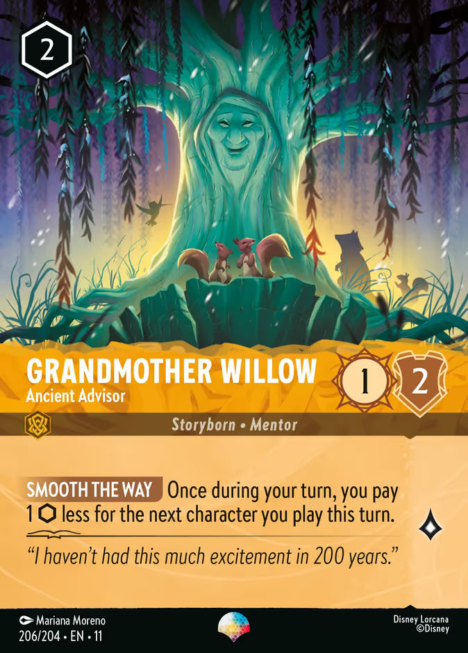Grandmother Willow - Ancient Advisor (Epic) - 206/204