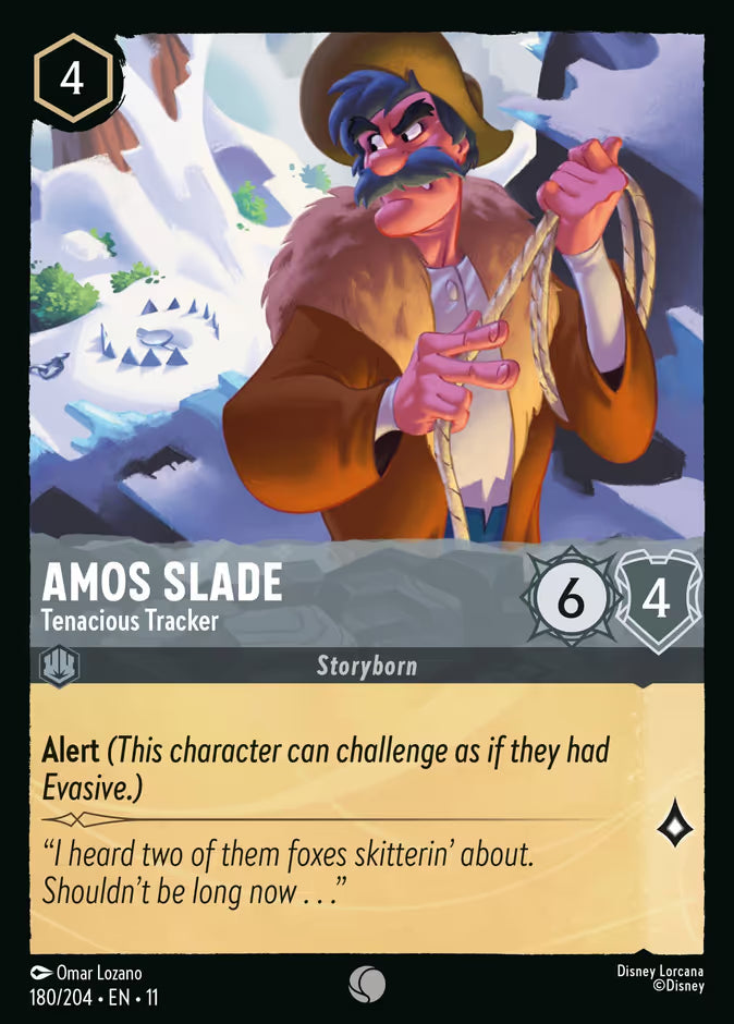 Amos Slade - Tenacious Tracker - 180/204 - Cold Foil