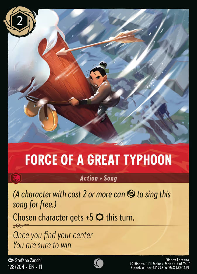 Force of a Great Typhoon - 128/204 - Cold Foil