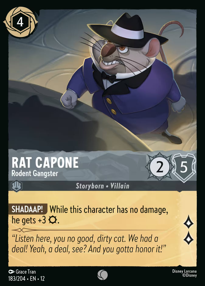 Rat Capone - Rodent Gangster - 183/204 - Cold Foil