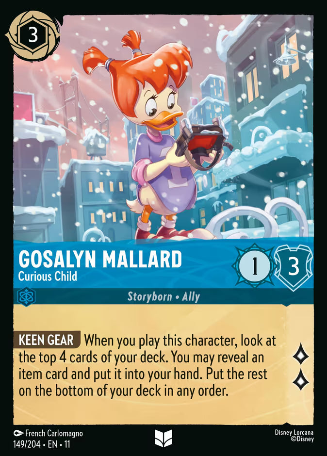 Gosalyn Mallard - Curious Child - 149/204 - Cold Foil