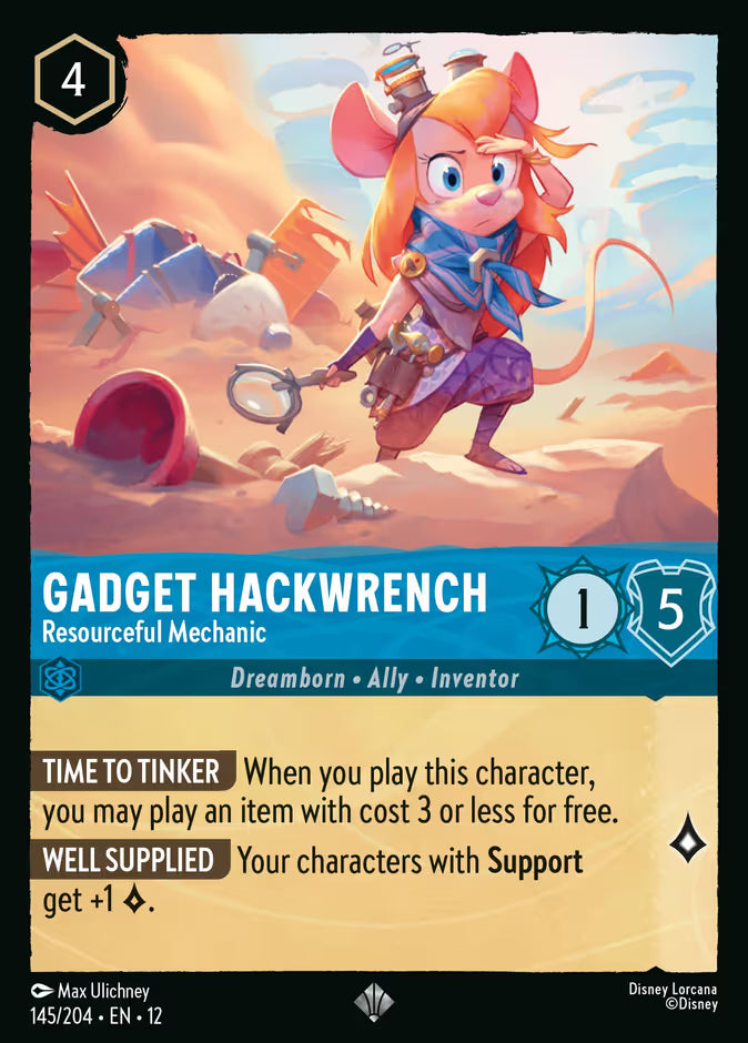 Gadget Hackwrench - Resourceful Mechanic - 145/204