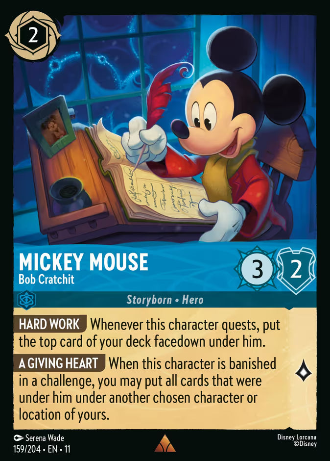 Mickey Mouse - Bob Cratchit - 159/204 - Cold Foil