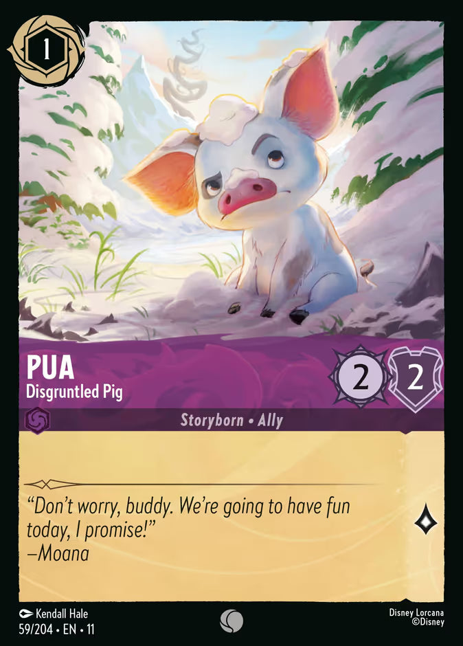 Pua - Disgruntled Pig - 59/204 - Cold Foil