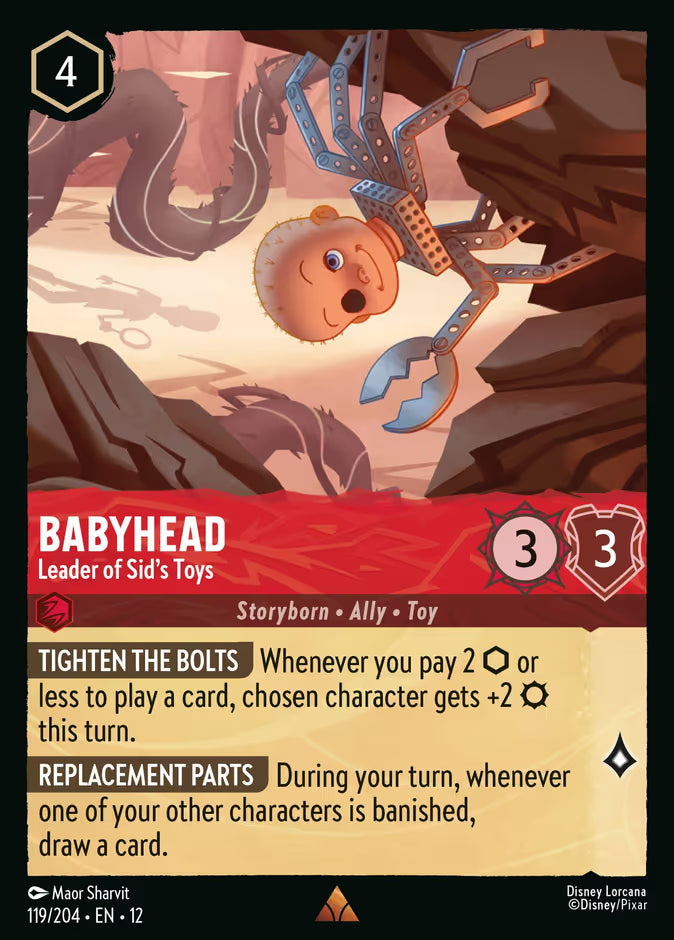 Babyhead - Leader of Sid's Toys - 119/204 - Cold Foil