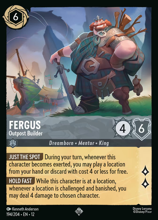 Fergus - Outpost Builder - 194/204 - Cold Foil