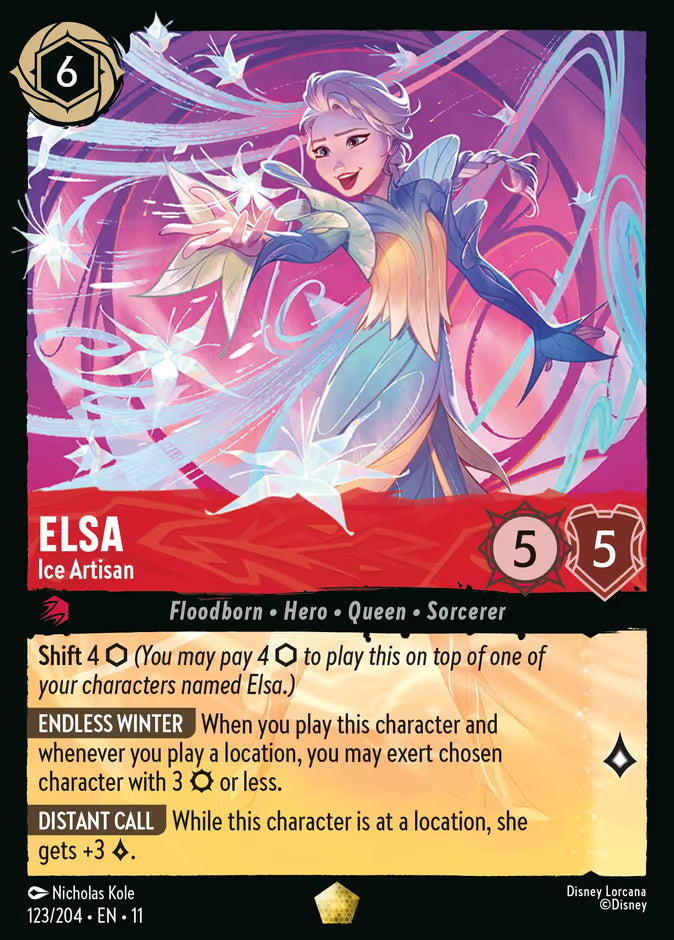 Elsa - Ice Artisan - 123/204 - Cold Foil