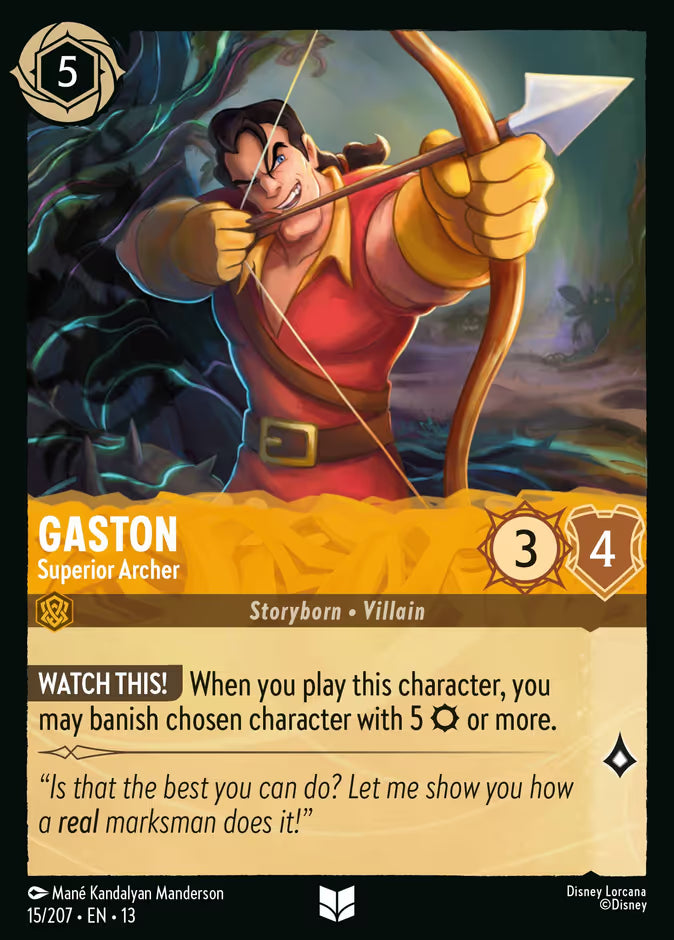 Gaston - Superior Archer - 15/207 - Cold Foil