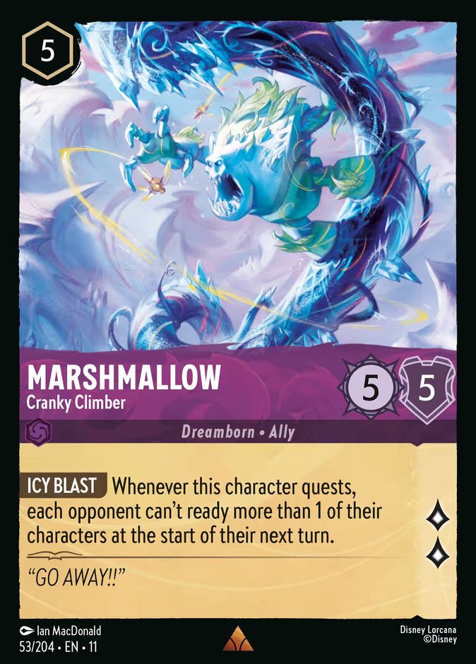 Marshmallow - Cranky Climber - 53/204 - Cold Foil