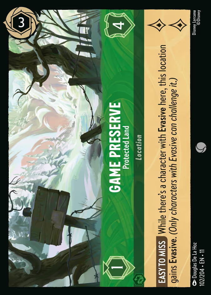 Game Preserve - Protected Land - 102/204