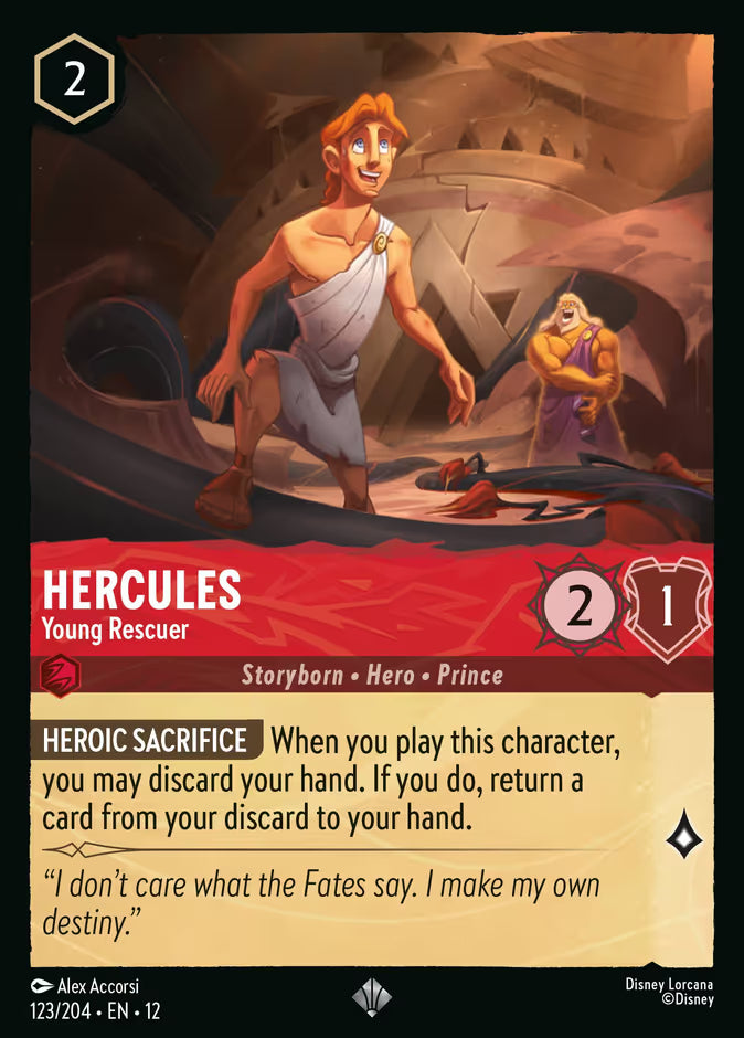 Hercules - Young Rescuer - 123/204 - Cold Foil