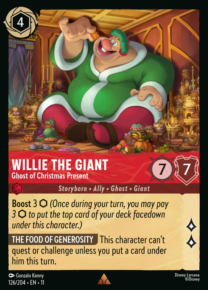 Willie the Giant - Ghost of Christmas Present - 126/204 - Cold Foil
