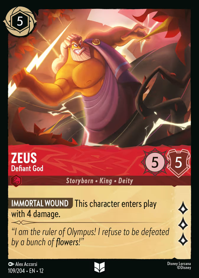 Zeus - Defiant God - 109/204