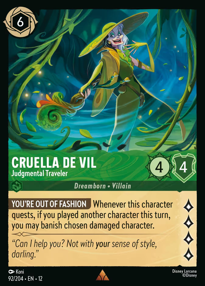 Cruella De Vil - Judgmental Traveler - 92/204