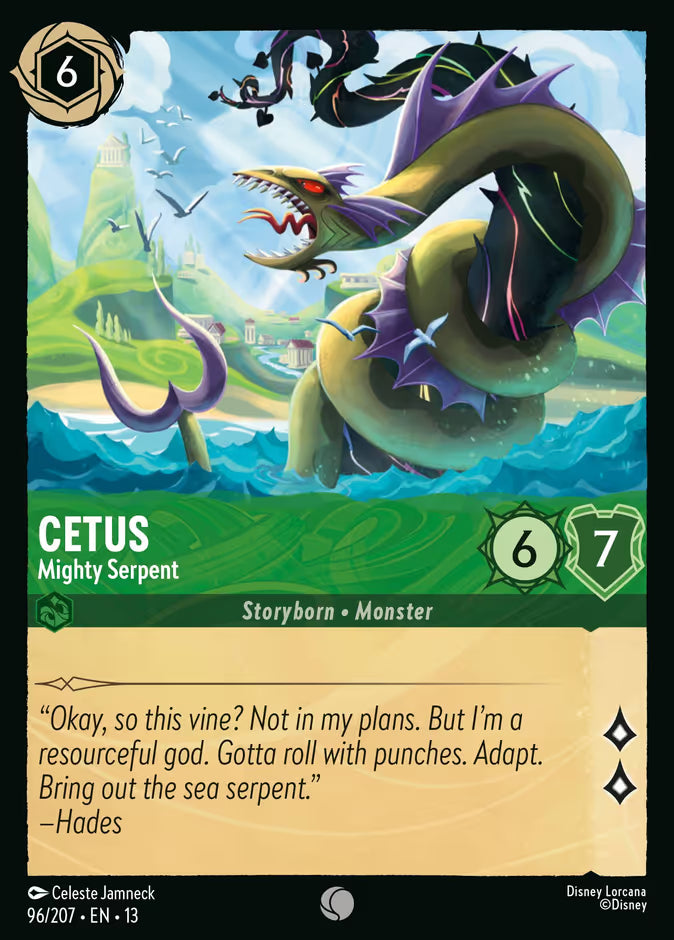Cetus - Mighty Serpent - 96/207 - Cold Foil