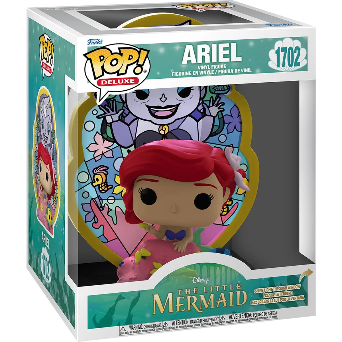 Pop Animation The Little Mermaid Ariel Stained Glass Figure