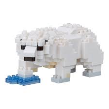 Nanoblock Animals Polar Bear