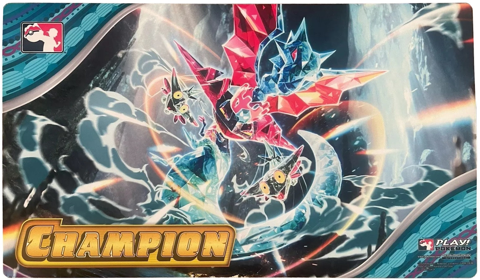 Pokemon League Cup Champion Playmat - Tera Dragapult