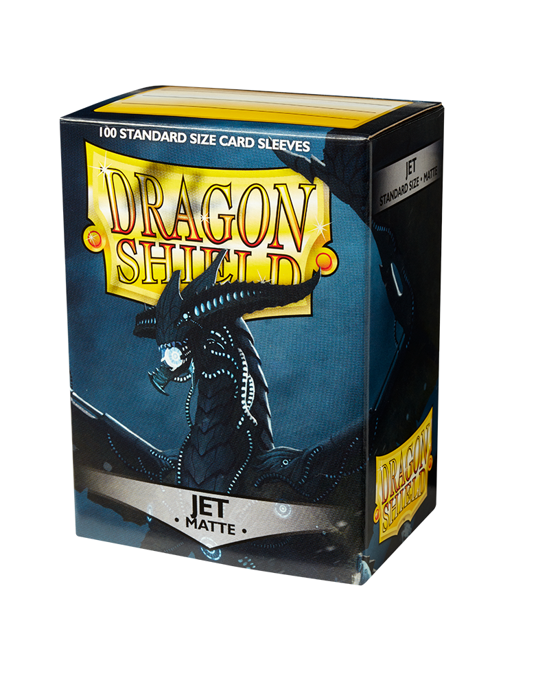 Dragon Shield Sleeves: Standard Matte - Jet 100CT