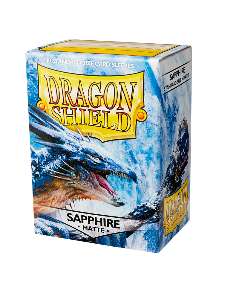 Dragon Shield Sleeves: Standard Matte - Sapphire 100CT