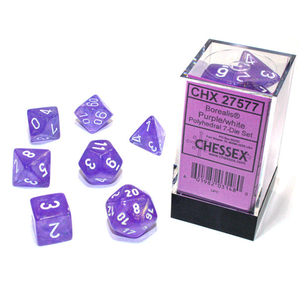 7-Die Set Borealis Luminary: Purple/White