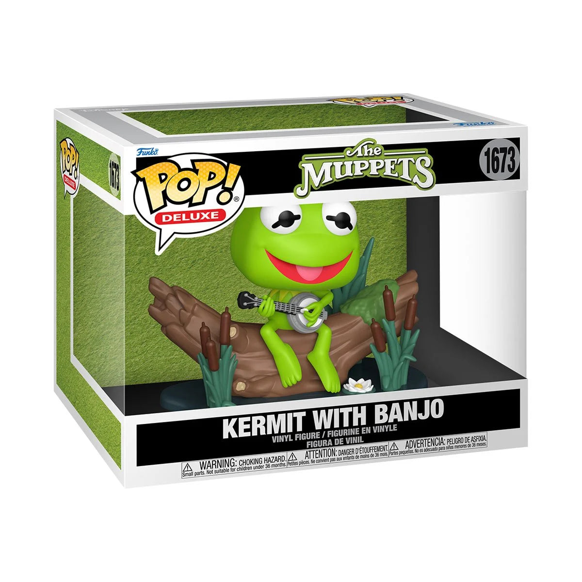 Pop Deluxe Muppets S3 Kermit W Banjo Fig