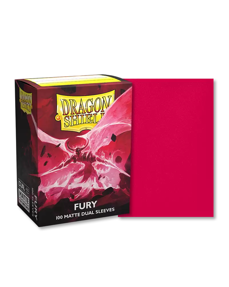 Dragon Shield Sleeves: Standard Matte Dual - Fury 100CT