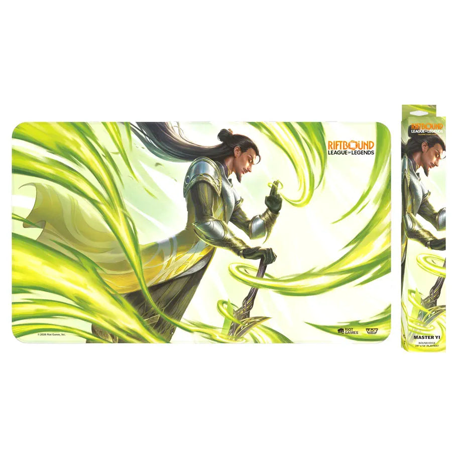 Riftbound - League of Legends TCG: Unleashed Playmat 4 - Master Yi, Wuju Master