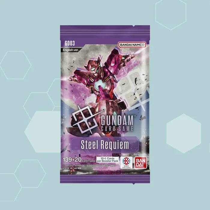 Gundam Card Game GD03 - Steel Requiem Booster Pack