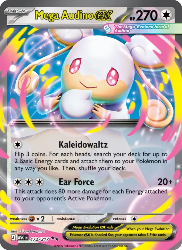 Mega Audino ex  - 172/217