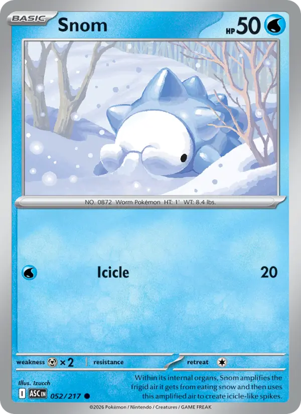 Snom (Energy Symbol Pattern) - 052/217 - Reverse Holofoil