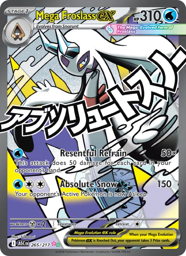 Mega Froslass ex  - 265/217