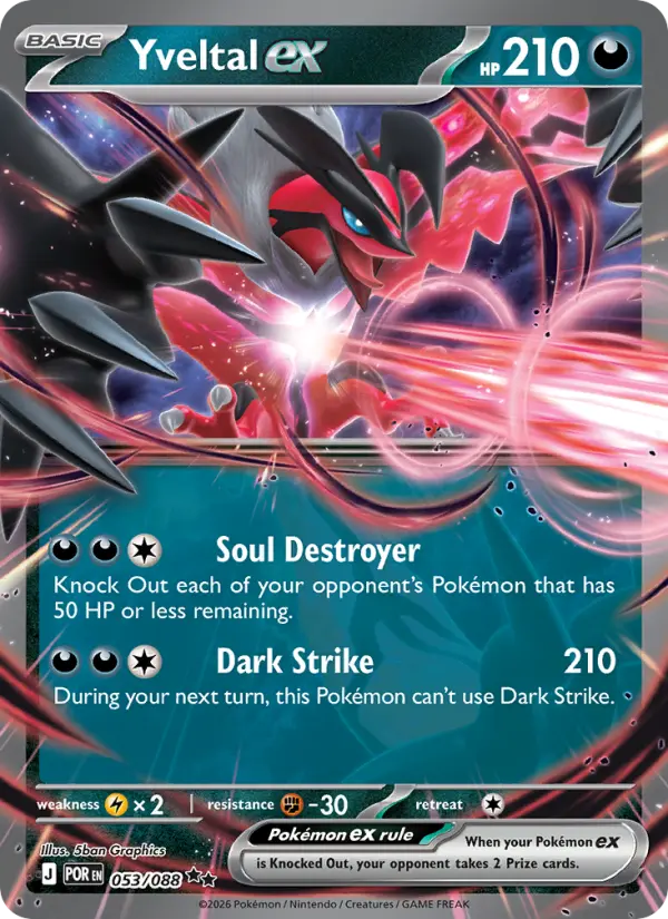 Yveltal ex  - 053/088