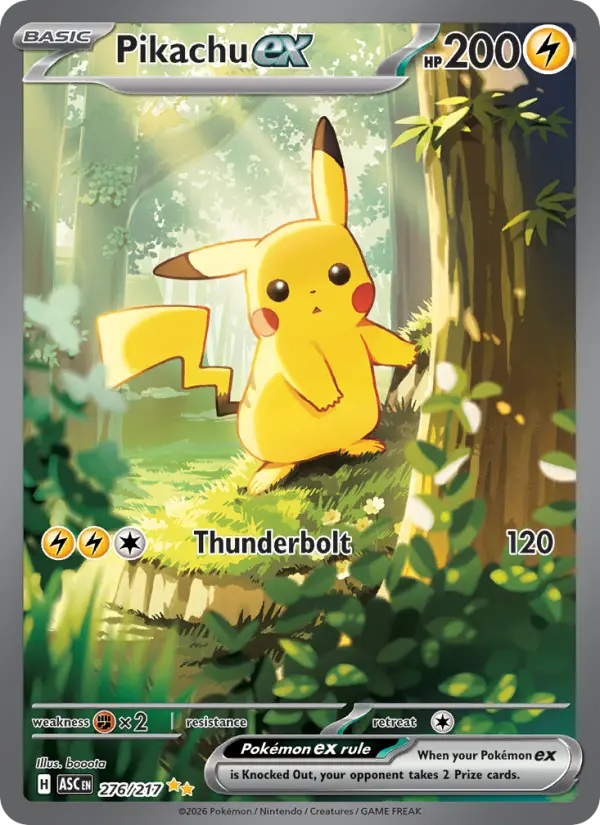 Pikachu ex  - 276/217