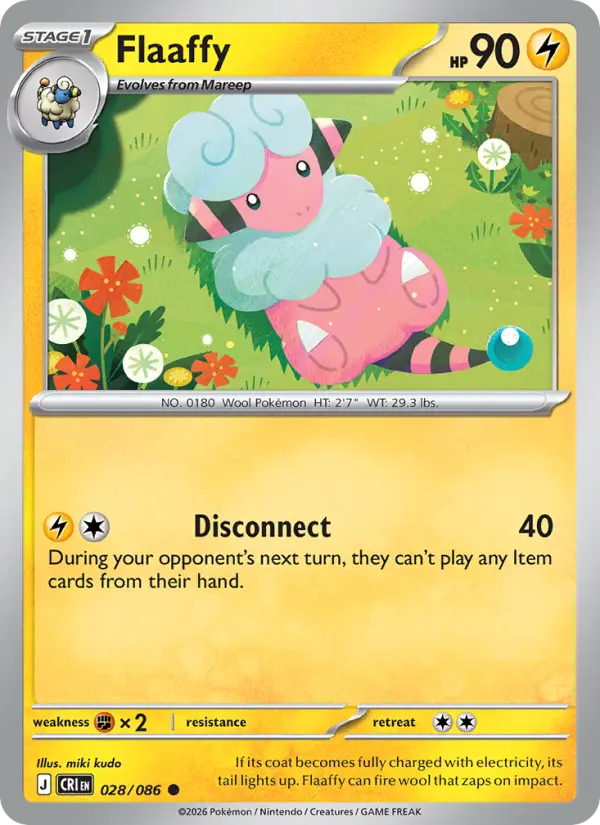 Flaaffy - 028/086 - Reverse Holofoil