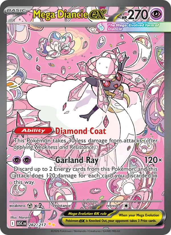 Mega Diancie ex  - 282/217