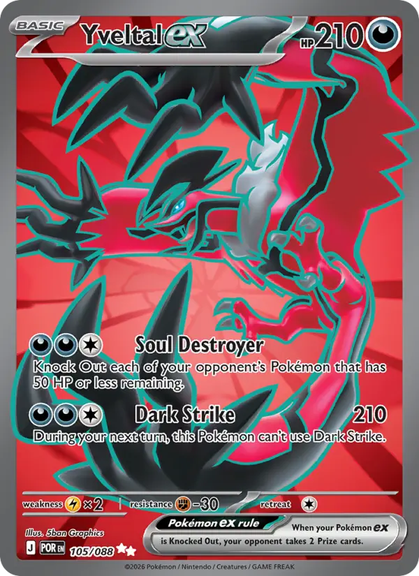 Yveltal ex  - 105/088